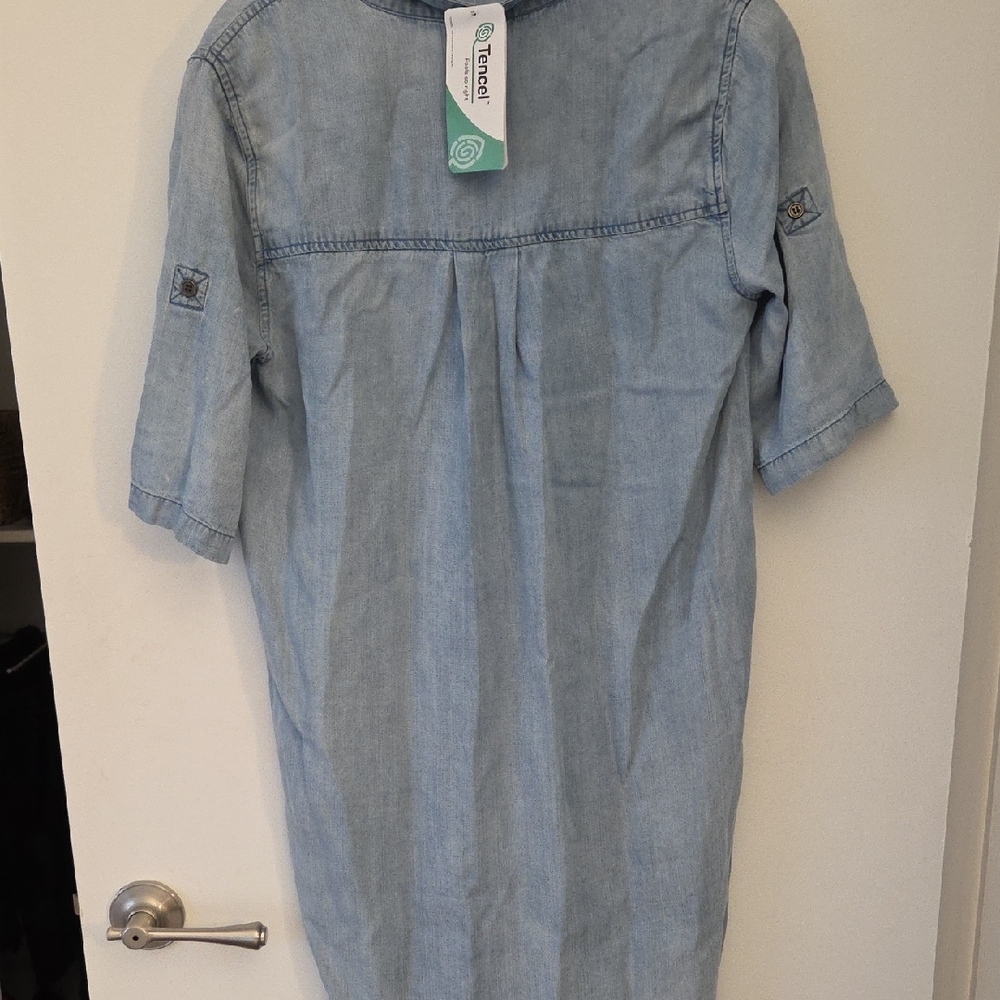 Velvet Heart Light Blue Asymmetrical Dress - Picture 4 of 5
